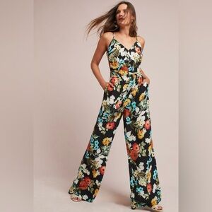 🆕 NWT Anthropologie 💐Yumi Kim Roe Floral Jumpsuit ~ XS